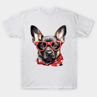 Fancy German Shepherd Dog T-Shirt
